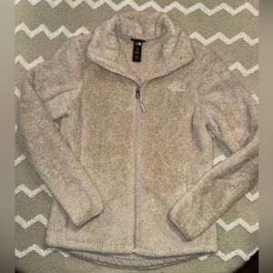 The North Face osito full zip Beige Fleece Jacket size small